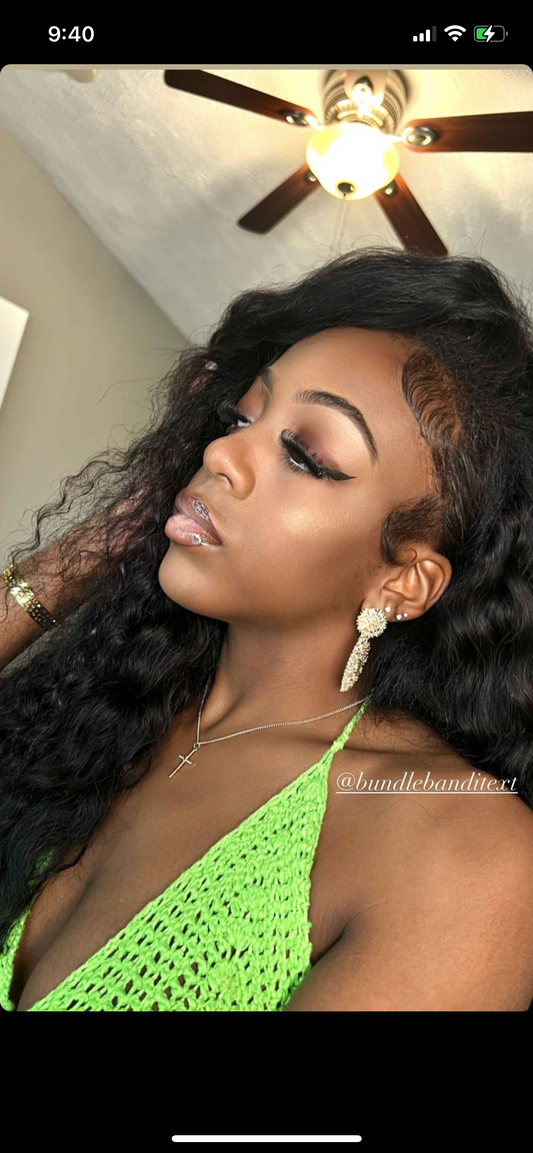 Italian curly lace frontal wigs